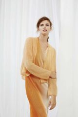 Kort vestje met veel vloeite onderaan in Mohair Luxe | Lang Yarns
