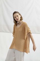 Zomer poncho trui in Marlene | Lang Yarns