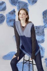 Debardeur met v-hals in Mohair Luxe en Mohair Luxe Color | Lang Yarns