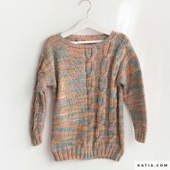 Trui met assymetrisch figuur in Veganette | Katia Concept