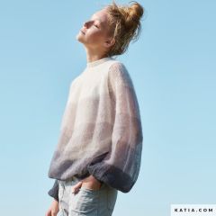 Zomerse oversize trui in 50 Mohair Shades | Katia