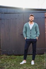 Klassieke mannnenvest in Alta Moda Cotolana | Lana Grossa