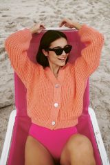 Losse vest met halfpatentmotief in Cashseta | Lana Grossa