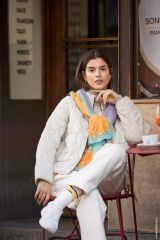 Hoekige omslagdoek in Cool Wool Lace Hand-dyed | Lana Grossa