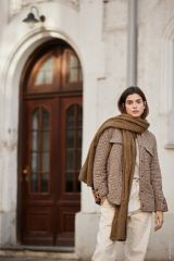 Sjaal met stekenpatroon in Cool Wool Lace en Silkhair - kleurvariant a | Lana Grossa