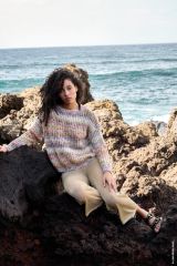 Trui met Patenpatroon in Gomitolo Hippie | Lana Grossa