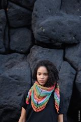 Gehaakte driehoeksjaal (M) in Cotonella | Lana Grossa