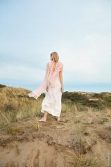 Gehaakte stola in Silkhair | Lana Grossa