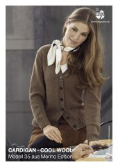 Elegante vest met v-hals in Cool Wool | Lana Grossa