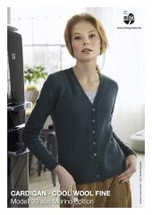 Tijdloze vest met v-hals in Cool Wool Fine |Lana Grossa