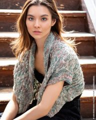 Bolero vestje in Ecopuno Hand-dyed | Lana Grossa