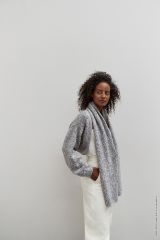 Shrug en Sjaal in Cool Merino Print | Lana Grossa
