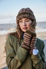 Muts met boordpatroon in Alpaca Moda | Lana Grossa