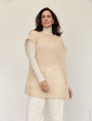 Losse debardeur in Silkhair | Lana Grossa