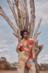 Halflange vest in Gomitolo Arte & Gomitolo Pablo van Lana Grossa  koop je bij Wolboetiek Mooigemaakt