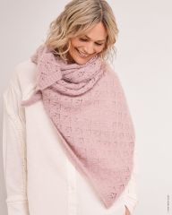 Klassieke driekhoeksjaal in Cool Wool Lace & Silkhair | Lana Grossa