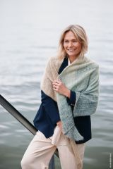 Sjaal in Cool Wool Lace Hand-dyed & Silkhair | Lana Grossa