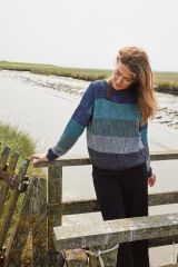Trui met blokkenmotief in Cool Wool Vintage | Lana Grossa