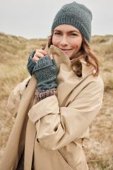Polswarmers met fantasiemotief in Cool Wool Vintage | Lana Grossa