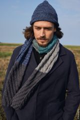 Muts met boordmotief in Cool Wool Vintage | Lana Grossa