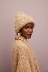 Muts met boordpatroon in Brigitte 3 & Mohair Moda | Lana Grossa