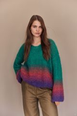 Trui met brede mouwen in Silkhair | Lana Grossa