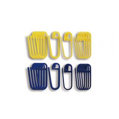 Stekenmarkeerders Geel - Blauw - 20 stuks | SeeKnit