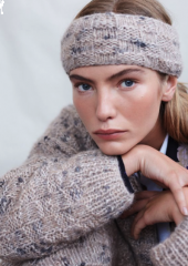 Haarband in Lala Berlin Lovely Cotton | Lana Grossa