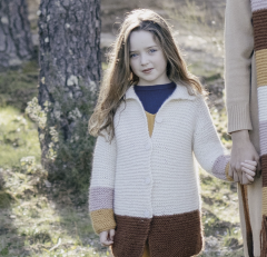 Kindervestje met ribbelsteek in Supreme Merino | Katia