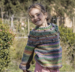 Kindertrui met nopjes in Azteca | Katia