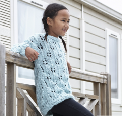 Meisjestrui met ajourmotief in Supreme Merino | Katia