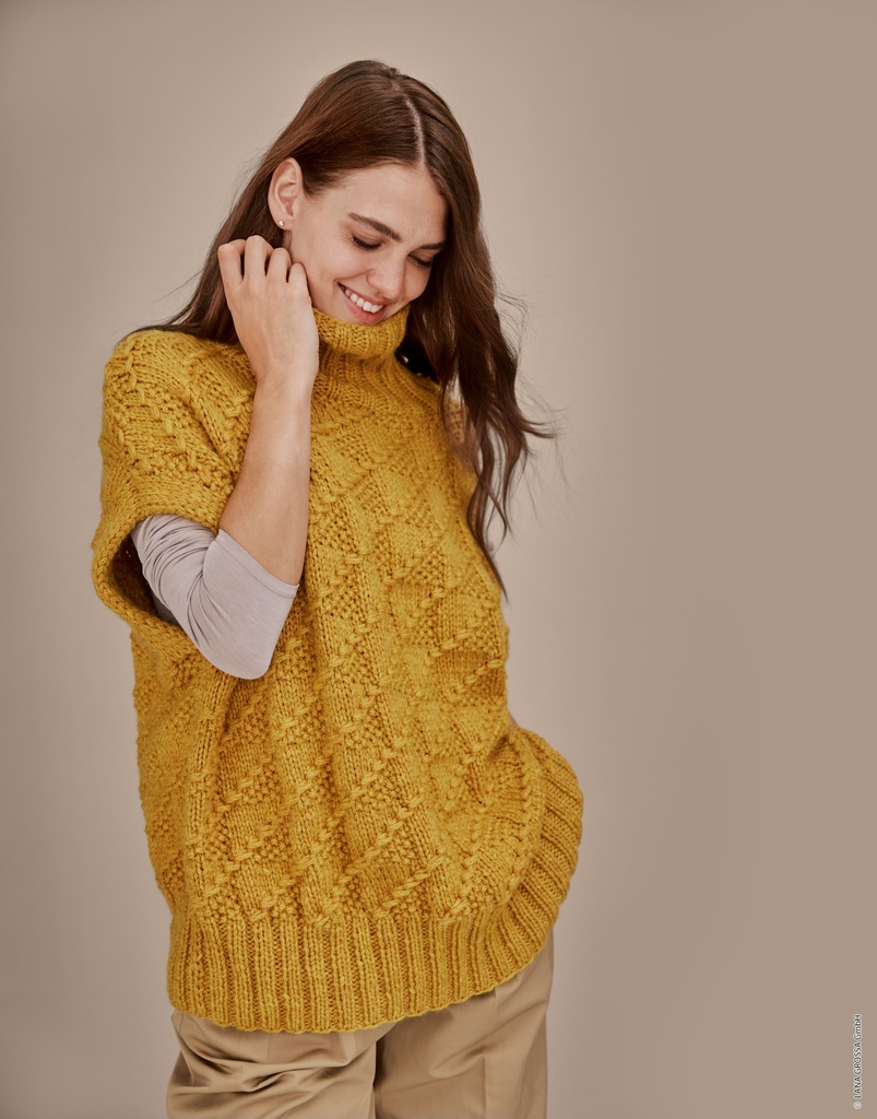 Trui in Cool Merino Big | Lana Grossa