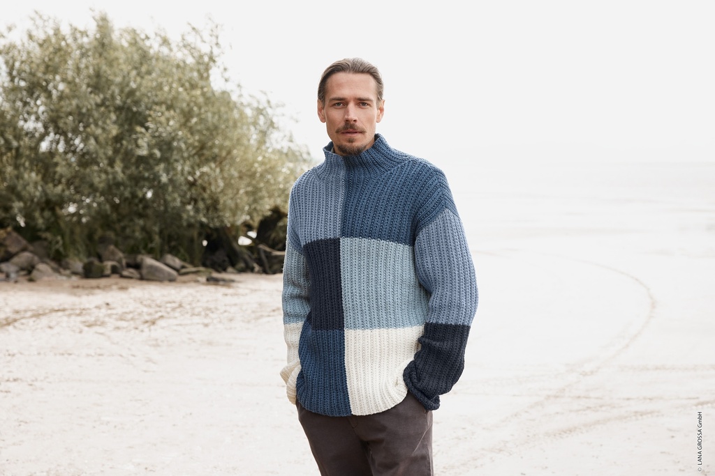 Trui in Cool Wool Big | Lana Grossa