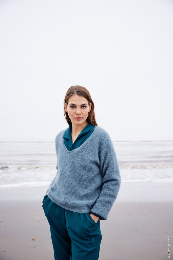 Trui in Silkhair | Lana Grossa
