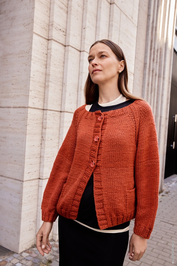 Vest in Brigitte 5 | Lana Grossa