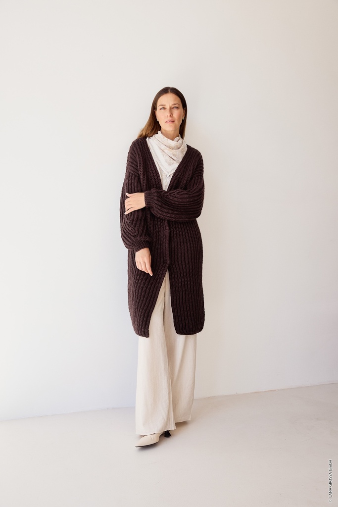 Vest in Brigitte 5 | Lana Grossa