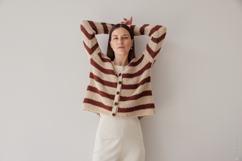 Vest in Ecopuno | Lana Grossa