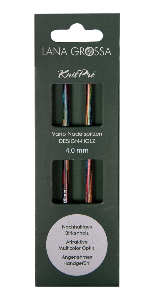 Breinaaldpunten Hardhout Multicolor Kort 4,50mm | Lana Grossa