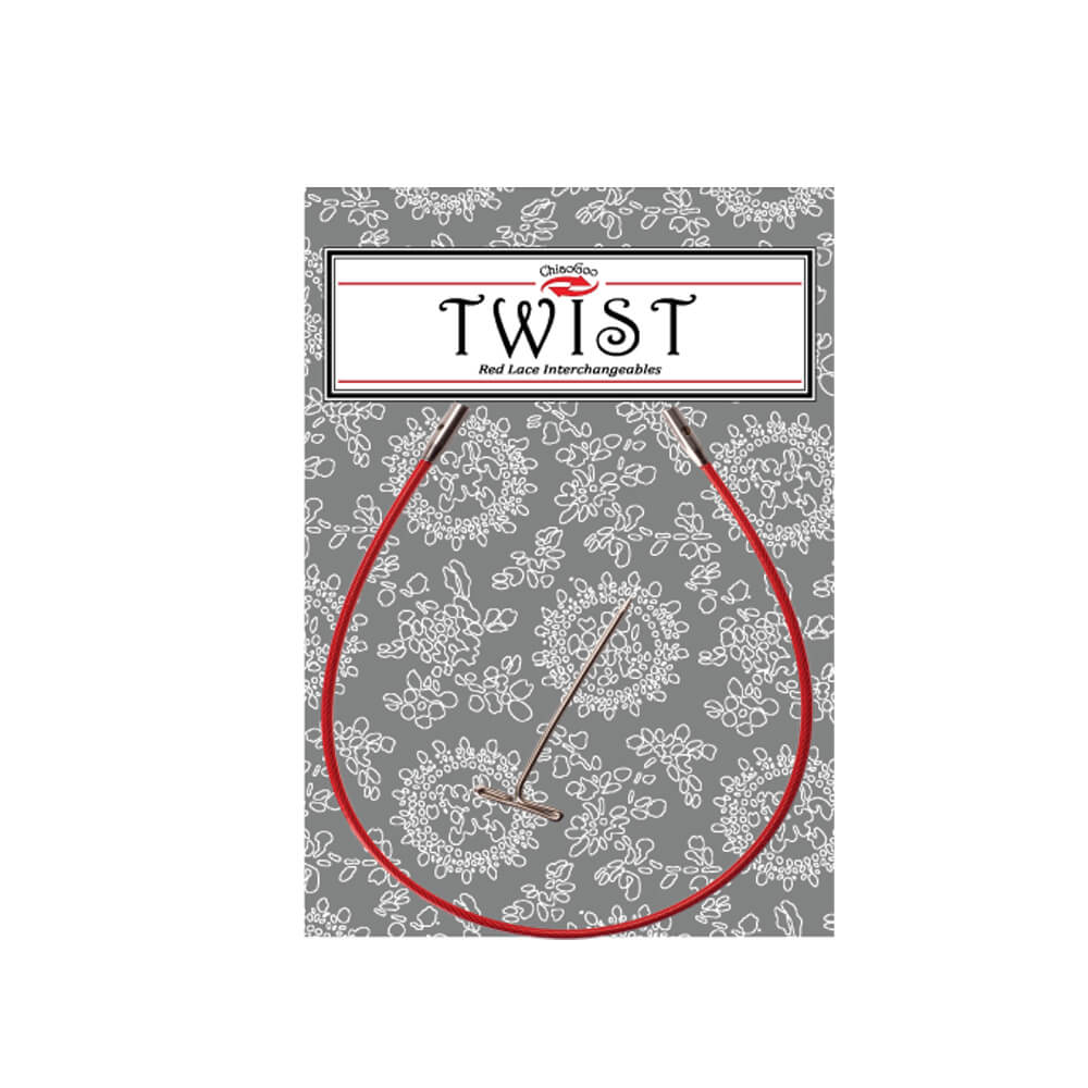 Twist Red Kabel 20cm small | ChiaoGoo 