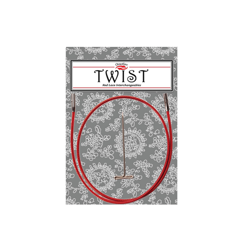 Twist Red kabels 35cm mini | ChiaoGoo 