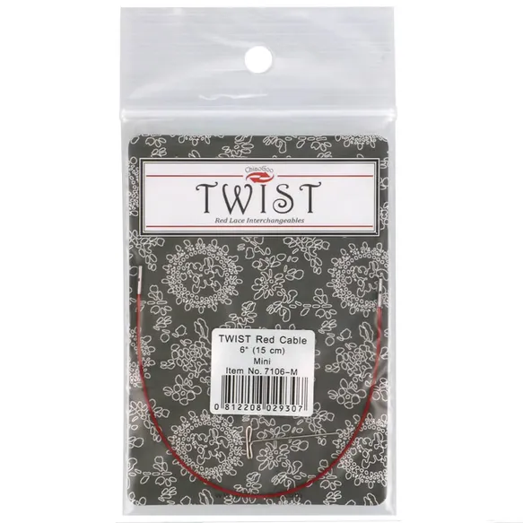 Twist Red Kabel Mini 15cm | ChiaoGoo 