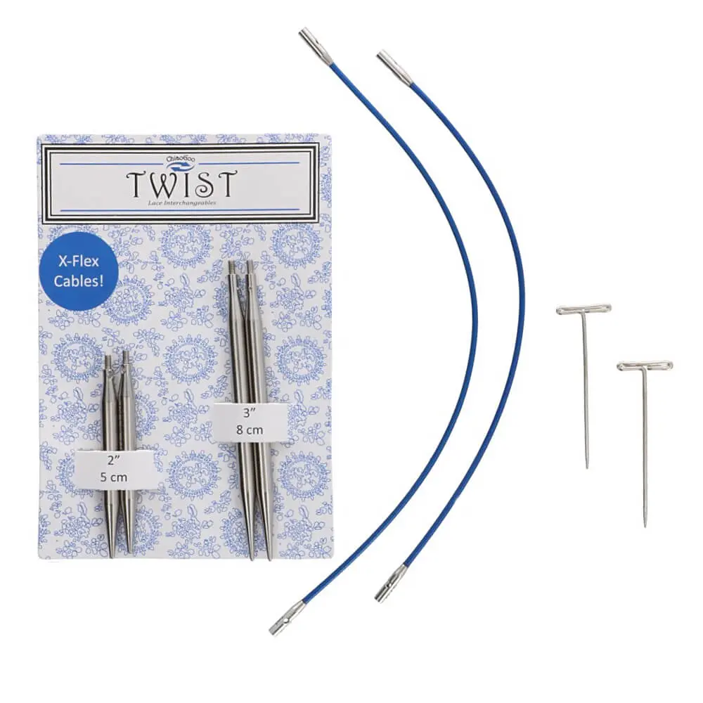 Twist lace short combo pack 5+8cm 4.50mm | ChiaoGoo 