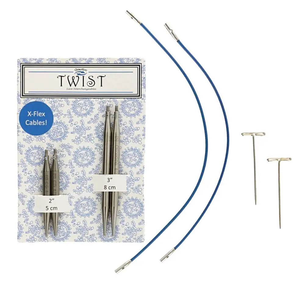 Twist lace short combo pack 5+8cm 5.00mm | ChiaoGoo 