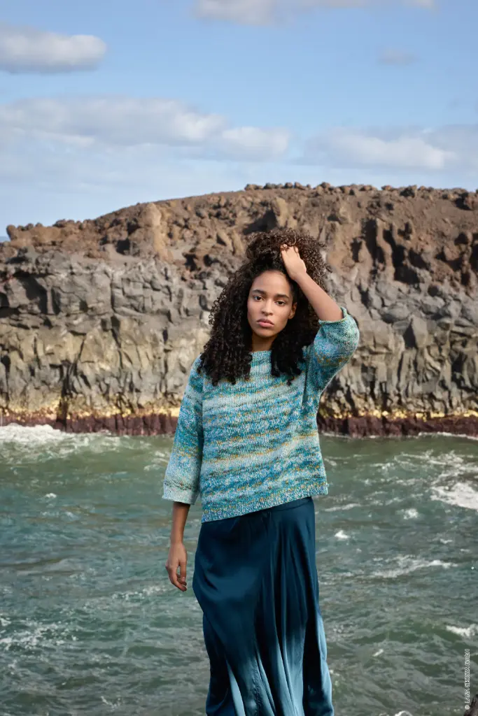 Top-Down truitje met raglanmouwen in Gomitolo Tono & Gomitolo Hippie | Lana Grossa