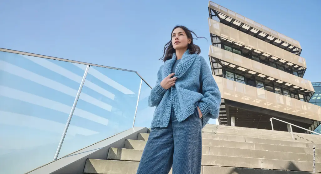 Vest met v-hals in Winter Softness | Lana Grossa