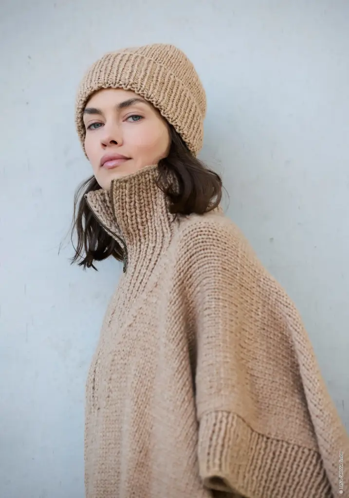 Muts met brede boord in Winter Softness | Lana Grossa