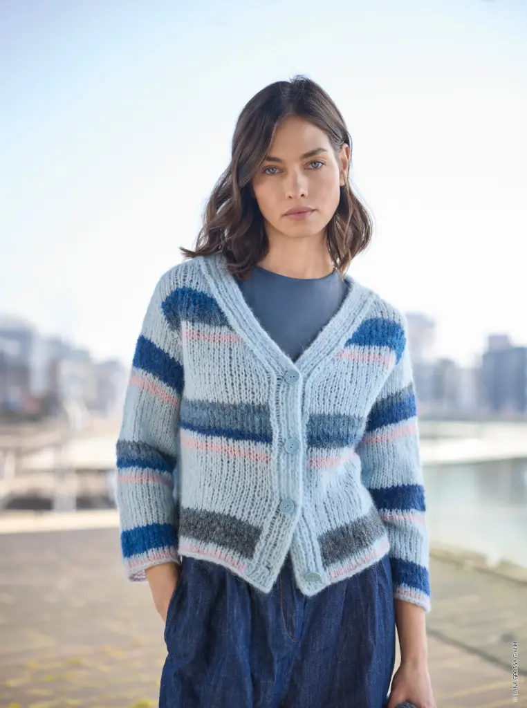 Top Down vest in Gigante & Alpaca Air II | Lana Grossa