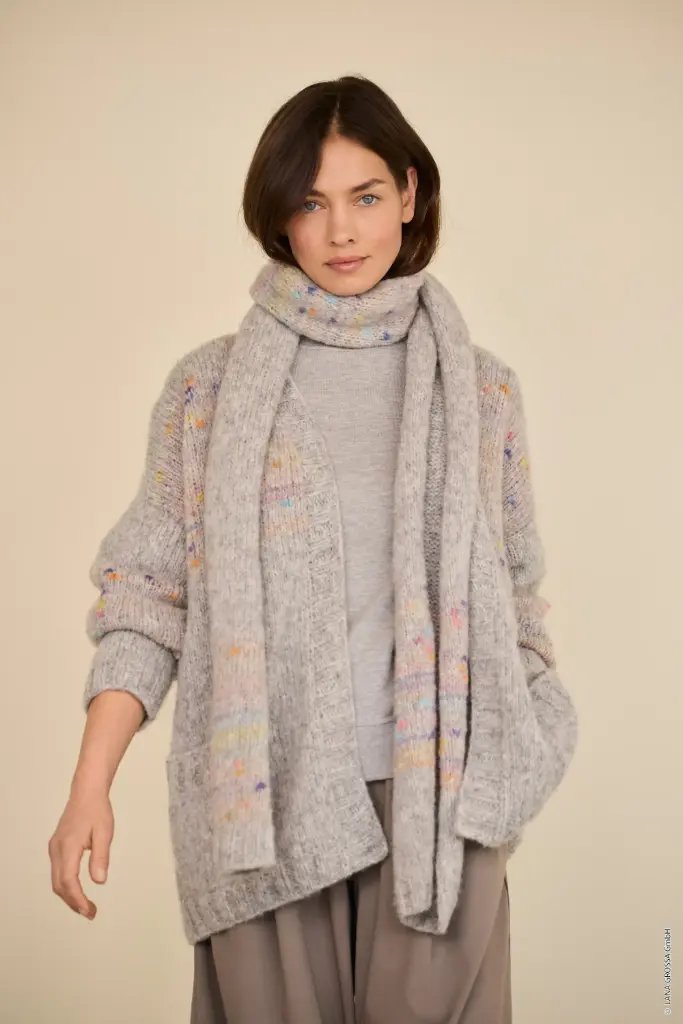 Top Down Vest in Alpaca Air II & Cassata | Lana Grossa