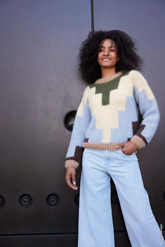 Debardeur in Mohair di Gio - Variant B | Lana Grossa 