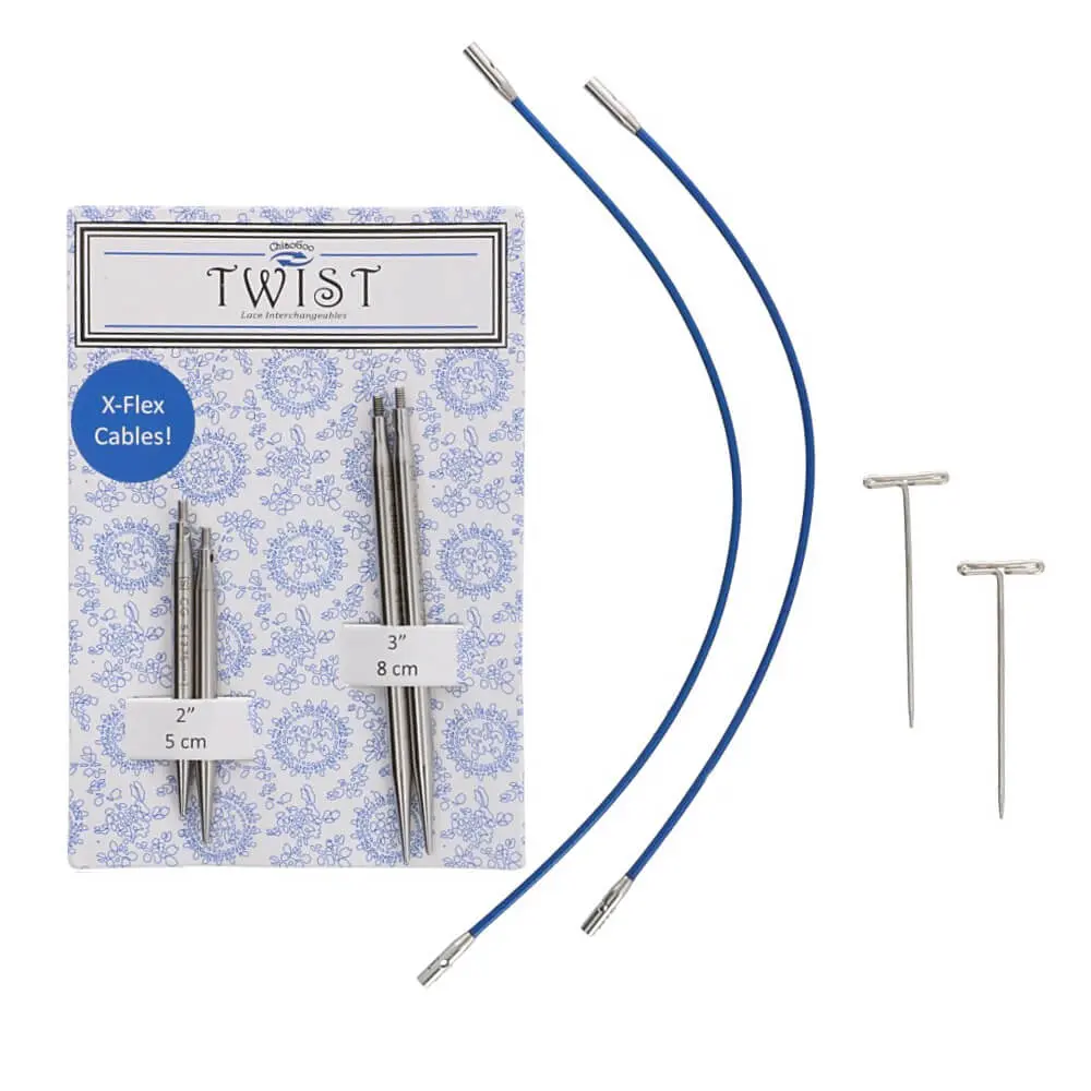Twist lace short combo pack 5+8cm 3.75mm | ChiaoGoo